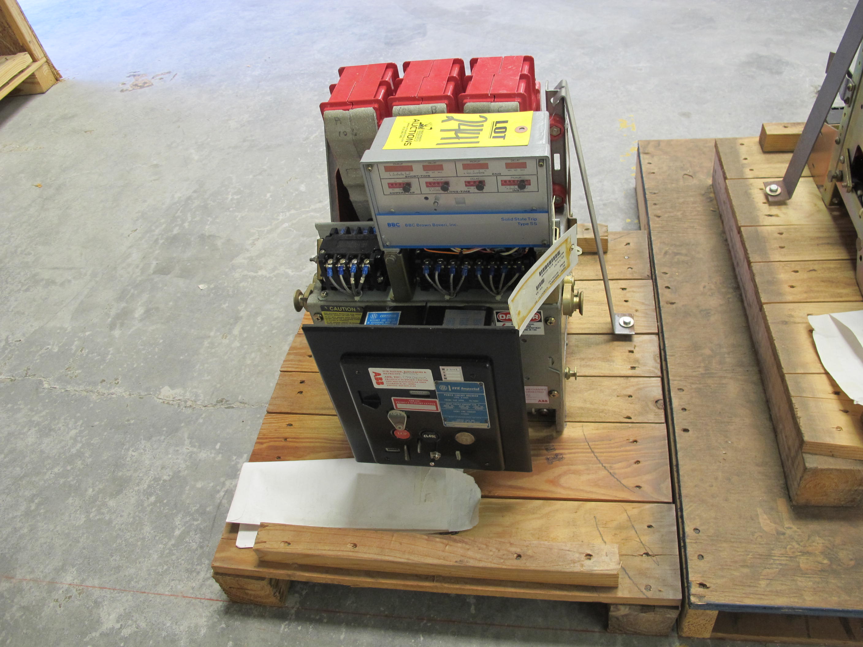 BREAKER, CIRCUIT TYPE, 50-225 AMP RATING, 3 POLE, K600S KIND. WITH SOLID STATE TRIP DEVICE SS3, LT/IT, PART NUMBER 609901T503N. . COMPLETE PART NUMBER C1525-7773-131-01(00)(01)(18)(40), PART # C1525-7773-131-01 (W-44) LOADING & HANDLING FEE $15-